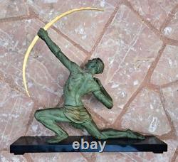 Bronze Sculpture 1920-1930 Art Deco Jean de Roncourt