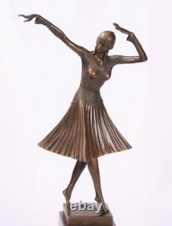 Bronze Sculpture A Dancer Miro Bronze Art Deco Sculpture