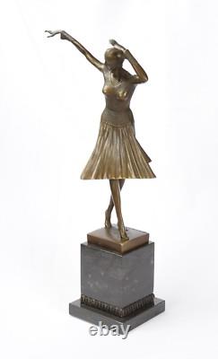 Bronze Sculpture A Dancer Miro Bronze Art Deco Sculpture