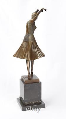 Bronze Sculpture A Dancer Miro Bronze Art Deco Sculpture