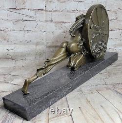 Bronze Sculpture Art Deco Female Chair Anniversary Gift by Gennarelli