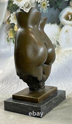 Bronze Sculpture Art Deco Limited Edition Erotic Female Torso and Hand Art