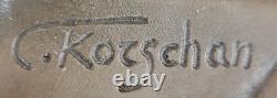 Bronze Sculpture Art Deco Nouveau Planter Vase Cast Iron Indoor / Outdoor