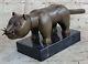 Bronze Sculpture By Botero Cat Félin Animal Art Deco Statue Figurine
