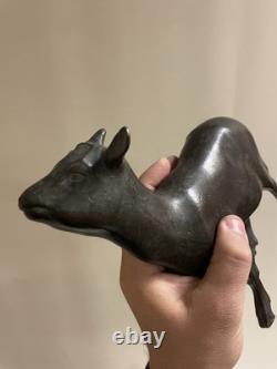 Bronze Sculpture Goat Sheep Art Deco Design 1950 Lalanne Sheep Ewe