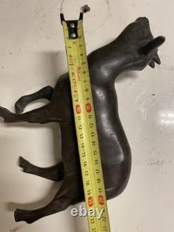 Bronze Sculpture Goat Sheep Art Deco Design 1950 Lalanne Sheep Ewe