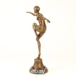 Bronze Sculpture Statue Art Deco New Dancer With Brio DSBJ-25 Modern