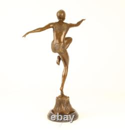 Bronze Sculpture Statue Art Deco New Dancer With Brio DSBJ-25 Modern
