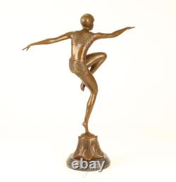 Bronze Sculpture Statue Art Deco New Dancer With Brio DSBJ-25 Modern