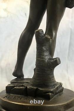 Bronze Sculpture Statue Marble Sensual Erotic Male Nude Jason David Art Deco