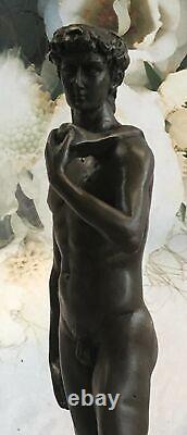 Bronze Sculpture Statue Marble Sensual Erotic Male Nude Jason David Art Deco