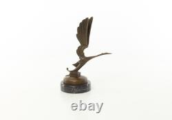 Bronze Sculpture Stork Car Mascot Art Deco After René Lalique