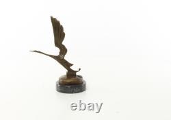 Bronze Sculpture Stork Car Mascot Art Deco After René Lalique
