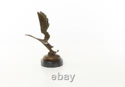 Bronze Sculpture Stork Car Mascot Art Deco After René Lalique