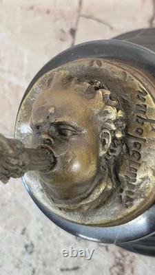 Bronze Sculpture of Flying Mercury by Giambologna in Marble, Art Deco Statue