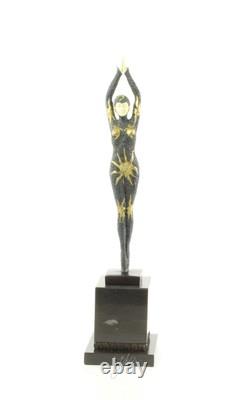 Bronze Starfish Dancer Sculpture in Art Deco Style after Demetre Chiparus