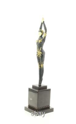 Bronze Starfish Dancer Sculpture in Art Deco Style after Demetre Chiparus