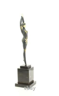 Bronze Starfish Dancer Sculpture in Art Deco Style after Demetre Chiparus