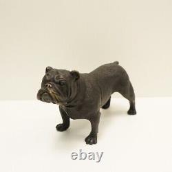 Bronze Statue Bulldog Animalier Art Deco Art Nouveau Style