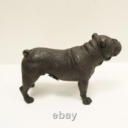 Bronze Statue Bulldog Animalier Art Deco Art Nouveau Style