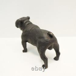 Bronze Statue Bulldog Animalier Art Deco Art Nouveau Style