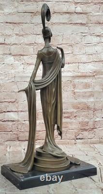 Bronze Statue Directoire Erté Art Deco Hot Cast Collectible Artwork