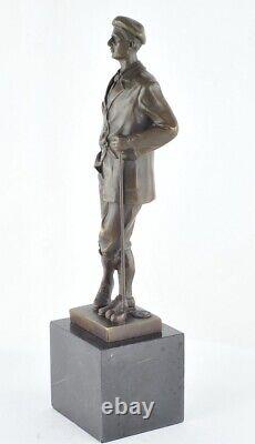 Bronze Statue Golfer Golf Style Art Deco Style Art Nouveau Bronze Sign