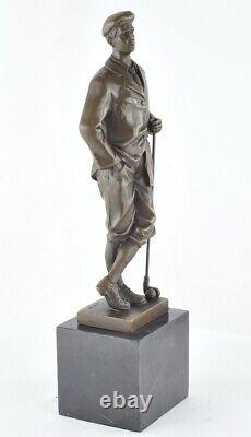 Bronze Statue Golfer Golf Style Art Deco Style Art Nouveau Bronze Sign