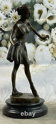 Bronze Statue Style Art Deco Dancer At The Hoop Reproduction Colbert 39 CM