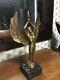 Bronze Statue Winged Woman Art Deco Year 20/30 Size 30 X 18 Cm Off Base