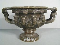 Bronze Style Antique Vase Decor Vase Warwick Bacchus Vineyard Villa Hadrian