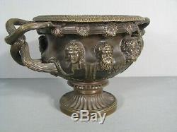 Bronze Style Antique Vase Decor Vase Warwick Bacchus Vineyard Villa Hadrian