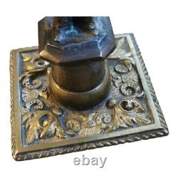 Bronze Victor Hugo Sculpture Art Deco Brass Vintage Statue French Art