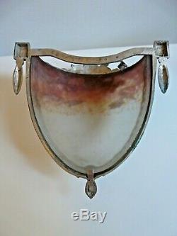 Bronze Wall Lamp Silver Argente Muller Freres Luneville 1925/30