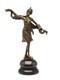 Bronze Dancer Statue Art Deco Sculpture 28 X 40cm