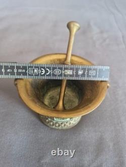 Bronze mortar and pestle signed Max Le Verrier, Art Deco, France, 1930
