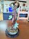 Bronze Sculpture Art Nouveau Woman Statue, H 37, Weight 5.2 Kg