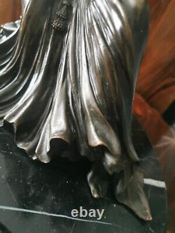 Bronze signed by Masier Jean Pierre, Art Deco period 1920-1930, Oriental Dancer