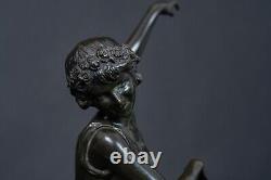 Bronze statue by Philippe Devriez Art Deco dancer 1930 M2124