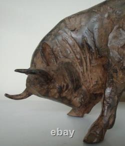 Bull Sculpture Statue, Animalier, Bullfighting, Art Deco Style, Art Style