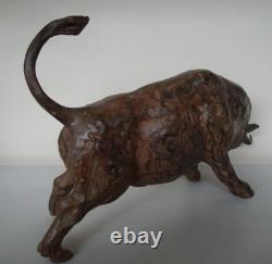 Bull Sculpture Statue, Animalier, Bullfighting, Art Deco Style, Art Style