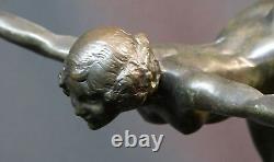 C 1930 Beautiful Bronze Sculpture Botinelly 37cm3.4kg Susse Betting Art Deco Dancer