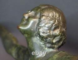 C 1930 Beautiful Bronze Sculpture Botinelly 37cm3.4kg Susse Betting Art Deco Dancer