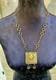 Collier By Michel Buffet In Bronze Art Deco Ethnic Vintage No. 7abc