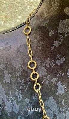 COLLIER by MICHEL BUFFET in BRONZE ART DECO ETHNIC VINTAGE No. 7ABC