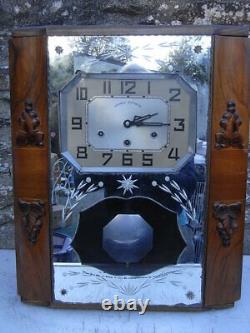 Carillon Veritable Westminster 8 Hammers 8 Stems Clock Clock Clock Clock Art Deco