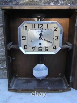 Carillon Veritable Westminster 8 Hammers 8 Stems Clock Clock Clock Clock Art Deco