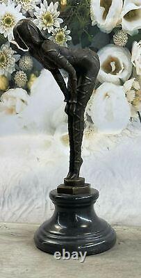 Chiparus Signed Rare Bronze Art Deco Dancer Cast Figurine