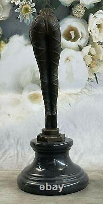 'Chiparus Signed Rare Bronze Sculpture Art Deco Dancer Cast Figurine Nr'