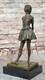 Classical Bronze Sculpture Of Ballerina Dancer Art Deco By Degas